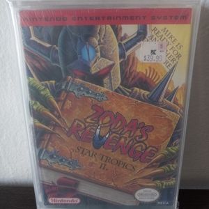 1995 Nintendo Zodas Revenge Star Tropics 2 CAS GRADED 80+ New Factory Sealed